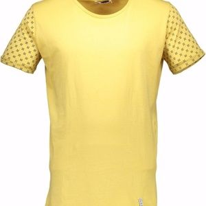 FIRST EMPORIUM YELLOW SHORT SLEEVES T SHIRT